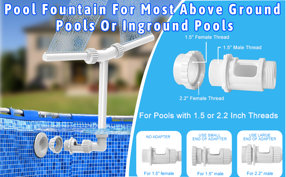 Dual Spray Swimming Pool Accessories for Above Ground3