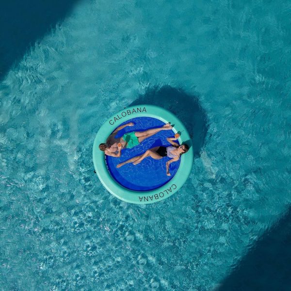 Round Floating Ring Inflatable Water Hammock Heavy Duty River Floats Lake Raft for Adults Tanning Pool Lounger Float Island Platform Pad Mat for Party - Image 22