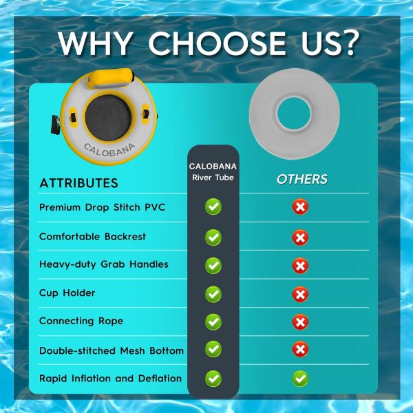 Round Floating Ring Inflatable Water Hammock Heavy Duty River Floats Lake Raft for Adults Tanning Pool Lounger Float Island Platform Pad Mat for Party - Image 29