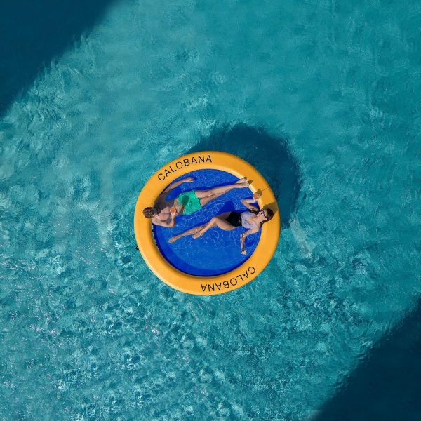 Round Floating Ring Inflatable Water Hammock Heavy Duty River Floats Lake Raft for Adults Tanning Pool Lounger Float Island Platform Pad Mat for Party - Image 74