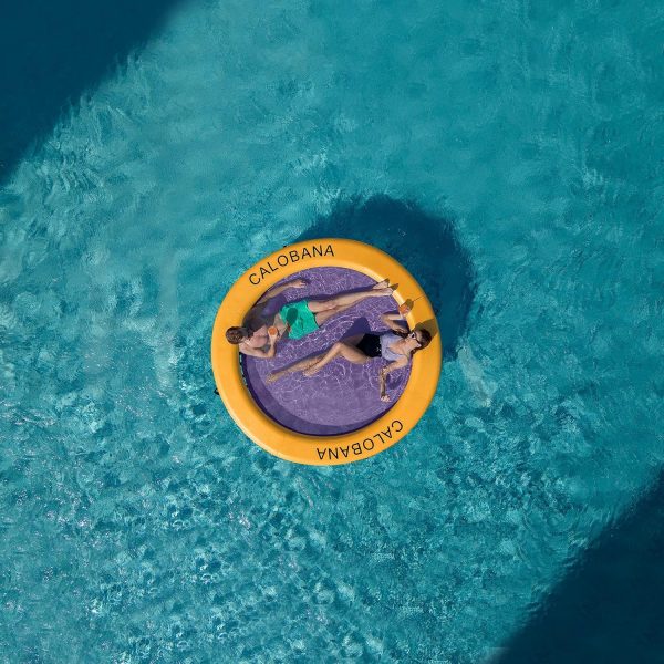 Round Floating Ring Inflatable Water Hammock Heavy Duty River Floats Lake Raft for Adults Tanning Pool Lounger Float Island Platform Pad Mat for Party - Image 80
