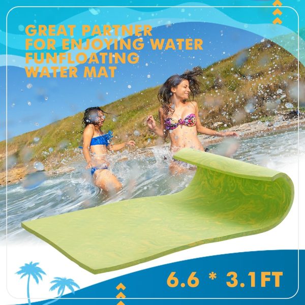 6.6' Floating Mats for The Water, Tear-Resistant Foam Water Mat for Multi-User Fun, Perfect for Pool Parties and Lake Adventures, A Must-Have Floating Pool Mat for Summer Recreation - Image 4