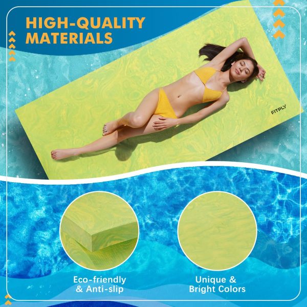 6.6' Floating Mats for The Water, Tear-Resistant Foam Water Mat for Multi-User Fun, Perfect for Pool Parties and Lake Adventures, A Must-Have Floating Pool Mat for Summer Recreation - Image 5