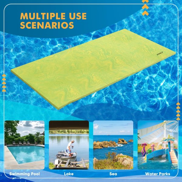 6.6' Floating Mats for The Water, Tear-Resistant Foam Water Mat for Multi-User Fun, Perfect for Pool Parties and Lake Adventures, A Must-Have Floating Pool Mat for Summer Recreation - Image 6