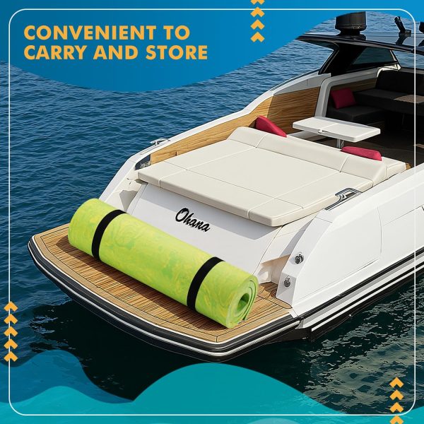 6.6' Floating Mats for The Water, Tear-Resistant Foam Water Mat for Multi-User Fun, Perfect for Pool Parties and Lake Adventures, A Must-Have Floating Pool Mat for Summer Recreation - Image 7