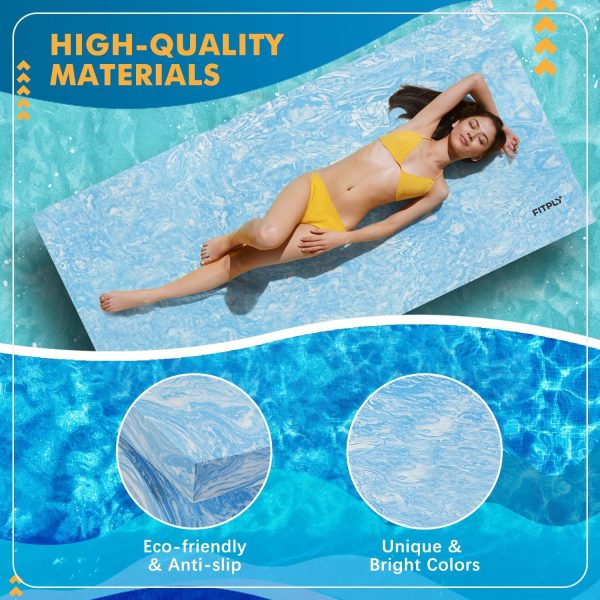 6.6' Floating Mats for The Water, Tear-Resistant Foam Water Mat for Multi-User Fun, Perfect for Pool Parties and Lake Adventures, A Must-Have Floating Pool Mat for Summer Recreation - Image 11