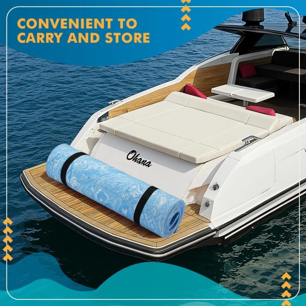 6.6' Floating Mats for The Water, Tear-Resistant Foam Water Mat for Multi-User Fun, Perfect for Pool Parties and Lake Adventures, A Must-Have Floating Pool Mat for Summer Recreation - Image 13